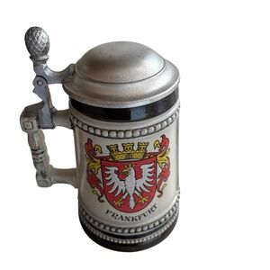 Frankfurt/Main German Ceramic Beer Stein